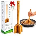Teak Wood Meat Masher, Ground Beef Chopper & Chicken Shredder Tool