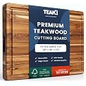 Teakhaus Edge-Grain Teak Wood Carving Board with Juice Groove, Extra Large