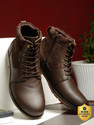 Teakwood Leathers BROWN LEATHER MEN BOOT Boots