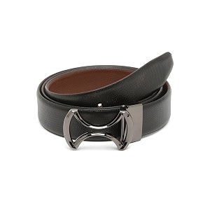 TEAKWOOD LEATHERS Leather Men Reversible Adjutable Regular