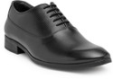 Teakwood Leathers Men Black Textured Genuine Leather