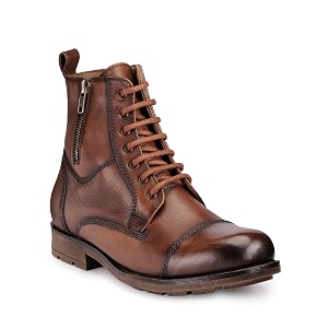 TEAKWOOD LEATHERS Men Chelsea Mid Top Boots