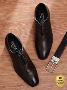 Teakwood Leathers Mens Genuine Leather Formal Shoes