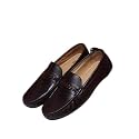 Teakwood Men Solid Genuine Leather Brown Loafers