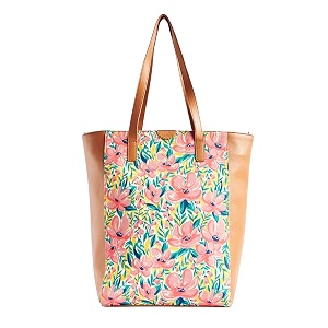 women39s shopper tote bag  stylish bag for everyday use  printed canvas tote bag  teal birds of paradise