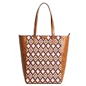 TEAL BY CHUMBAK Women's Office Tote Bag, Stylish Canvas Shoulder Bag for College, Work and Travel, Laptop Compatible with Zipper Closure