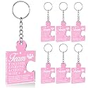 Team Appreciation Gifts Bulk Thank You Keychains for Coworkers