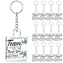 Team Appreciation Gifts Bulk Thank You Keychains for Coworkers