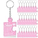 Team Appreciation Gifts Bulk Thank You Keychains for Coworkers