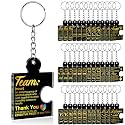 Team Appreciation Gifts Bulk Thank You Keychains for Coworkers