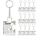 Team Appreciation Gifts Bulk Thank You Keychains for Coworkers