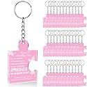Team Appreciation Gifts Bulk Thank You Keychains for Coworkers