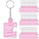 Team Appreciation Gifts Bulk Thank You Keychains for Coworkers