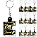 Team Appreciation Gifts Bulk Thank You Keychains for Coworkers