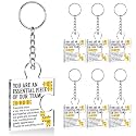 Team Appreciation Gifts Bulk Thank You Keychains for Coworkers