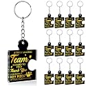 Team Appreciation Gifts Bulk Thank You Keychains for Coworkers