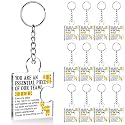 Team Appreciation Gifts Bulk Thank You Keychains for Coworkers