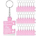 Team Appreciation Gifts Bulk Thank You Keychains for Coworkers