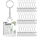 Team Appreciation Gifts Bulk Thank You Keychains for Coworkers