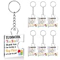 Team Appreciation Gifts Bulk Thank You Keychains for Coworkers