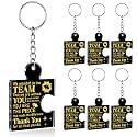 Team Appreciation Gifts Bulk Thank You Keychains for Coworkers
