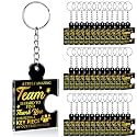 Team Appreciation Gifts Bulk Thank You Keychains for Coworkers