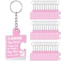 Team Appreciation Gifts Bulk Thank You Keychains for Coworkers
