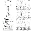 Team Appreciation Gifts Bulk Thank You Keychains for Coworkers