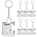 Team Appreciation Gifts Bulk Thank You Keychains for Coworkers