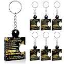Team Appreciation Gifts Bulk Thank You Keychains for Coworkers