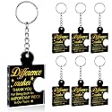 Team Appreciation Gifts Bulk Thank You Keychains for Coworkers