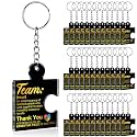 Team Appreciation Gifts Bulk Thank You Keychains for Coworkers
