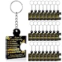 Team Appreciation Gifts Bulk Thank You Keychains for Coworkers