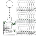 Team Appreciation Gifts Bulk Thank You Keychains for Coworkers