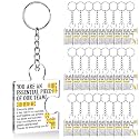 Team Appreciation Gifts Bulk Thank You Keychains for Coworkers