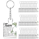 Team Appreciation Gifts Bulk Thank You Keychains for Coworkers