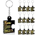 Team Appreciation Gifts Bulk Thank You Keychains for Coworkers