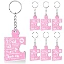 Team Appreciation Gifts Bulk Thank You Keychains for Coworkers