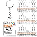 Team Appreciation Gifts Bulk Thank You Keychains for Coworkers