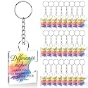 Team Appreciation Gifts Bulk Thank You Keychains for Coworkers