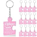 Team Appreciation Gifts Bulk Thank You Keychains for Coworkers