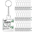 Team Appreciation Gifts Bulk Thank You Keychains for Coworkers