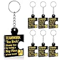Team Appreciation Gifts Bulk Thank You Keychains for Coworkers