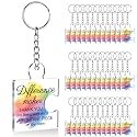 Team Appreciation Gifts Bulk Thank You Keychains for Coworkers