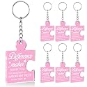 Team Appreciation Gifts Bulk Thank You Keychains for Coworkers