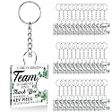 Team Appreciation Gifts Bulk Thank You Keychains for Coworkers