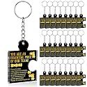Team Appreciation Gifts Bulk Thank You Keychains for Coworkers