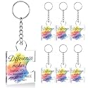 Team Appreciation Gifts Bulk Thank You Keychains for Coworkers