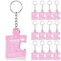 Team Appreciation Gifts Bulk Thank You Keychains for Coworkers