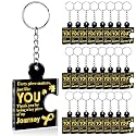 Team Appreciation Gifts Bulk Thank You Keychains for Coworkers